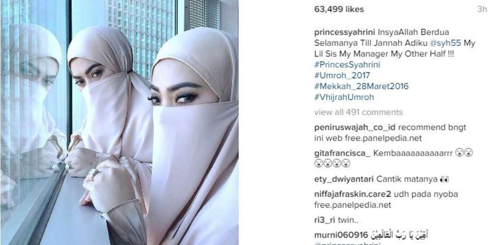 Penampilan Syahrini Berubah Total, Bercadar