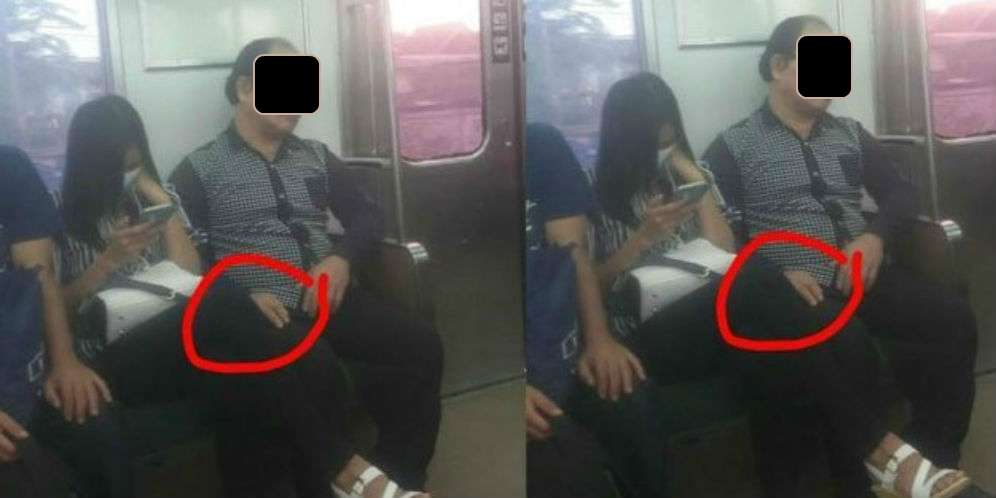 Wanita di KRL Ini Syok, Pria di Sampingnya Lakukan Hal Tak Senonoh