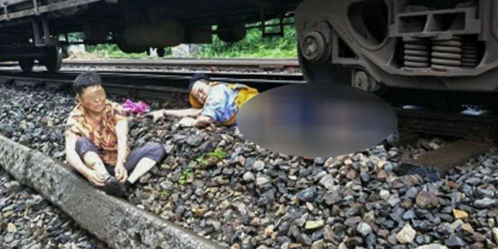 Berkorban Kaki Kanan Terlindas Kereta.