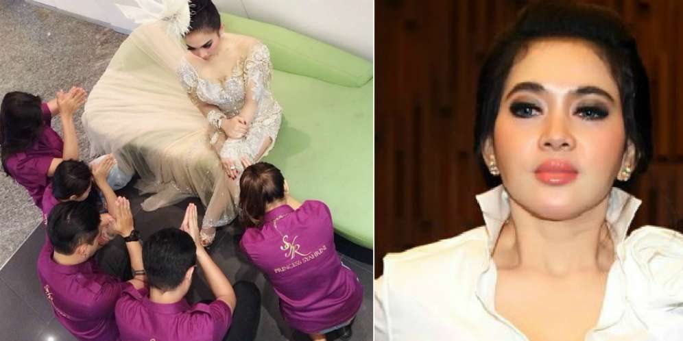 Kocak! Gaya 'Maju Mundur Cantik' Syahrini Bareng Ridwan Kamil