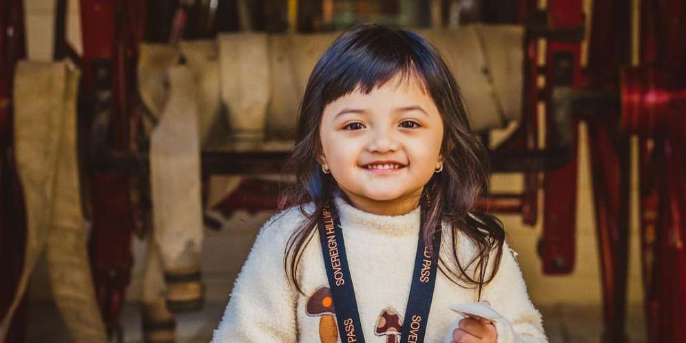 Menggemaskan! Begini Cara Putri Ashanty Minta Sepeda ke Jokowi