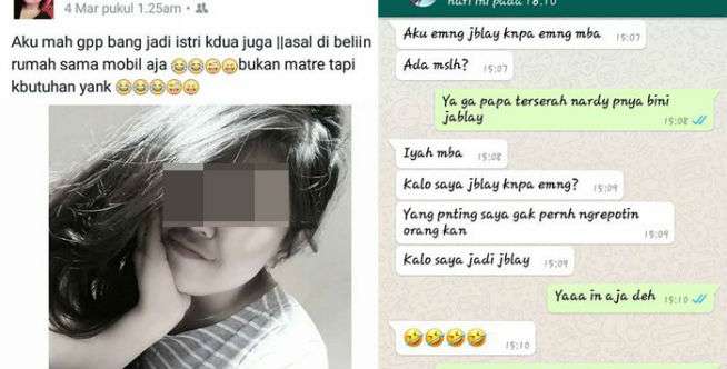 Jawaban Si Wanita Selingkuhan Bikin Geram