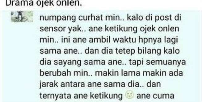 'Ternyata Saya Ditikung'