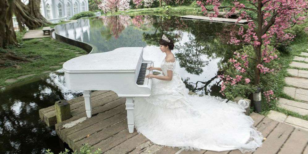 Foto Tanpa Pengantin Pria, Wanita Pengidap Kanker Ini Viral