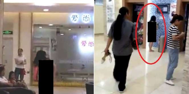 Murka Mantan Suami Ungkit Pemberian, Wanita Buka Baju di Mall