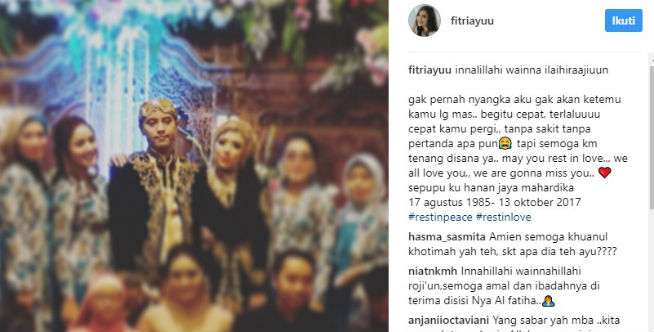 'Terlalu Cepat Kamu Pergi Mas...'