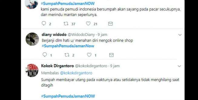 Begini Isi Sumpah Para Pemuda 'Zaman Now'