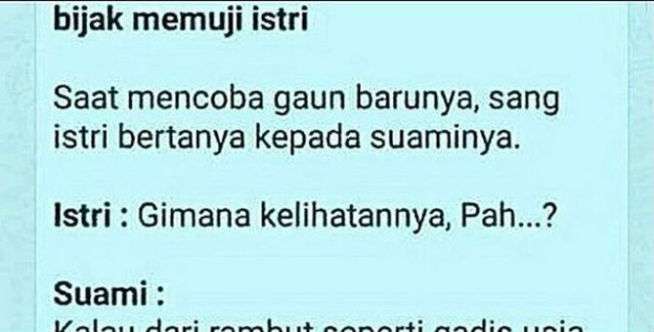 Begini Percakapannya