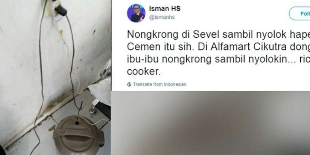 Ngakak! Nongkrong di Minimarket, Lihat yang Di-charge Ibu Ini