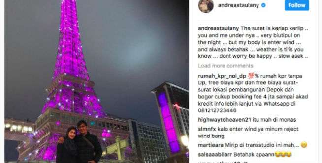 Ini yang Dituliskan Andre