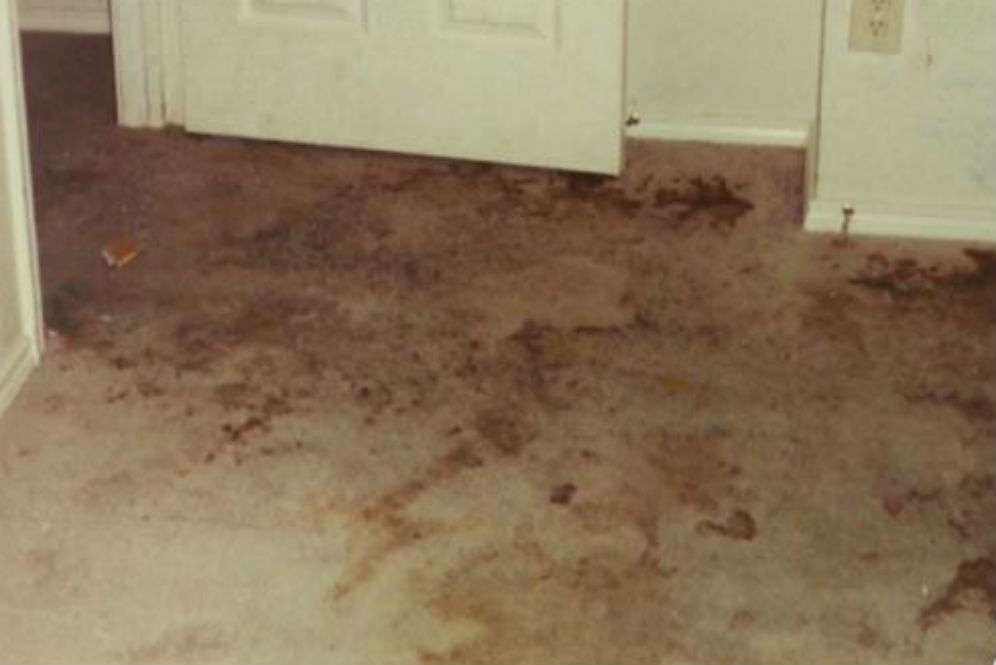 Karpet Penuh Bercak Seperti Darah