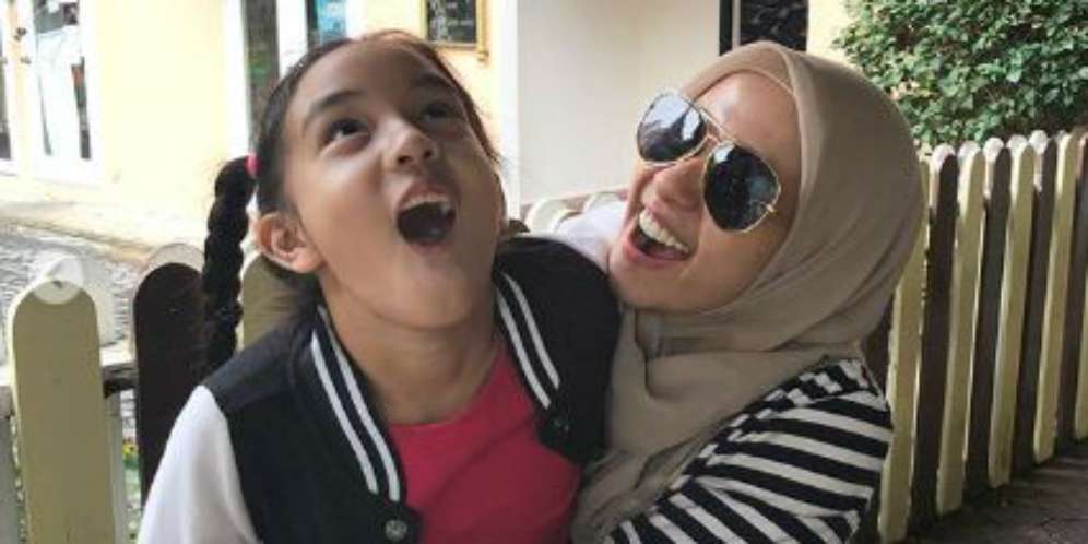 Kemesraan Laudya Cynthia Bella dan Aleysa Bikin Adem