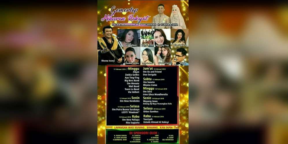 Amazing! Pesta Nikah 10 Hari Undang Via Vallen & Ayu Ting Ting