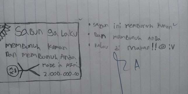 Merek Sabun Bikin Ngakak