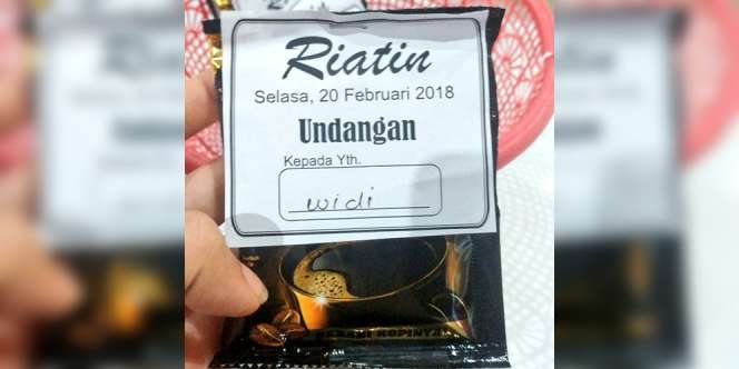 Viral, Undangan Pernikahan Super Minimalis