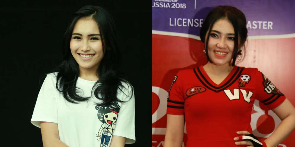 Foto Lawas Ayu Ting Ting dan Via Vallen, Mirip Lucinta Luna?