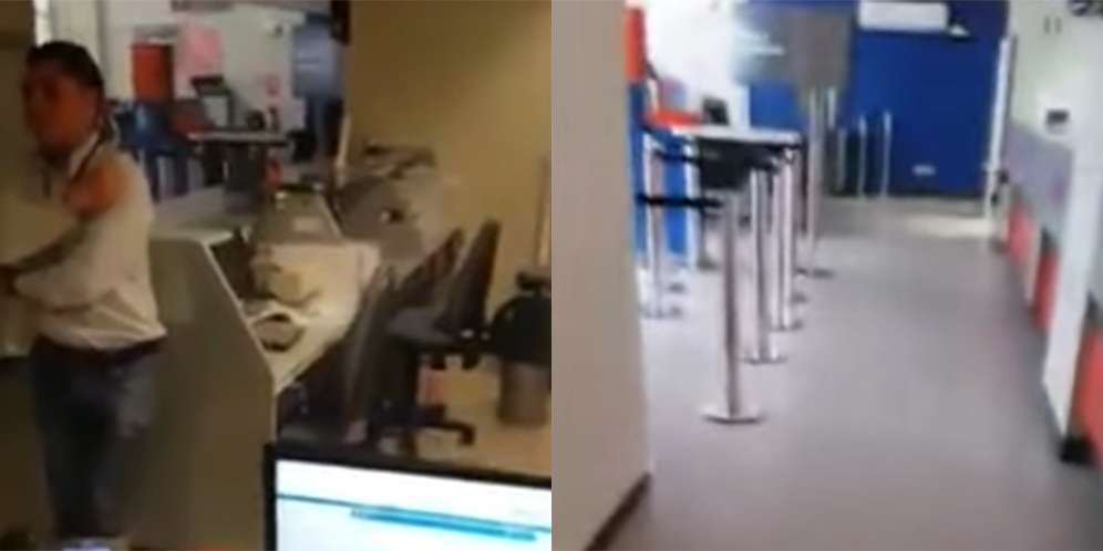 Penampakan `Bocah Misterius` di Sebuah Bank Terekam CCTV