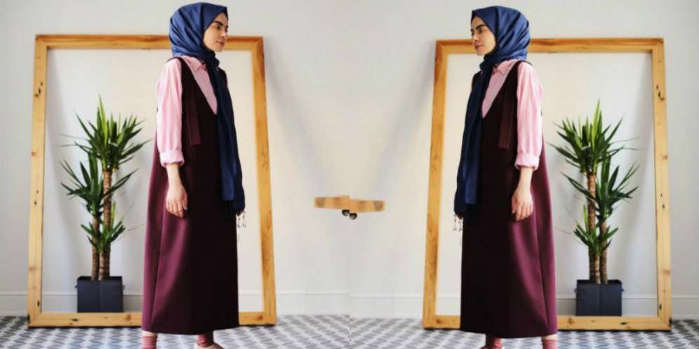 Overall Skirt, Street Style yang Bikin Hijaber Kian Kece
