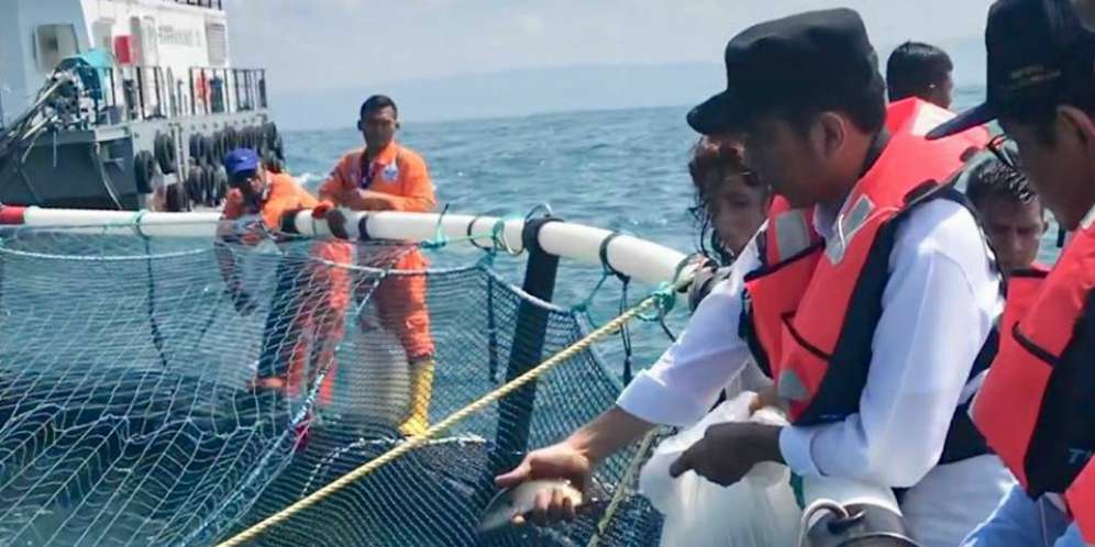 Gurauan Jokowi untuk Menteri Susi: `Kepengen Jadi Wapres`