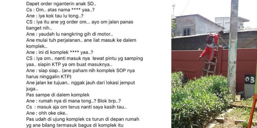 Diantar ke Komplek Perumahan Mewah