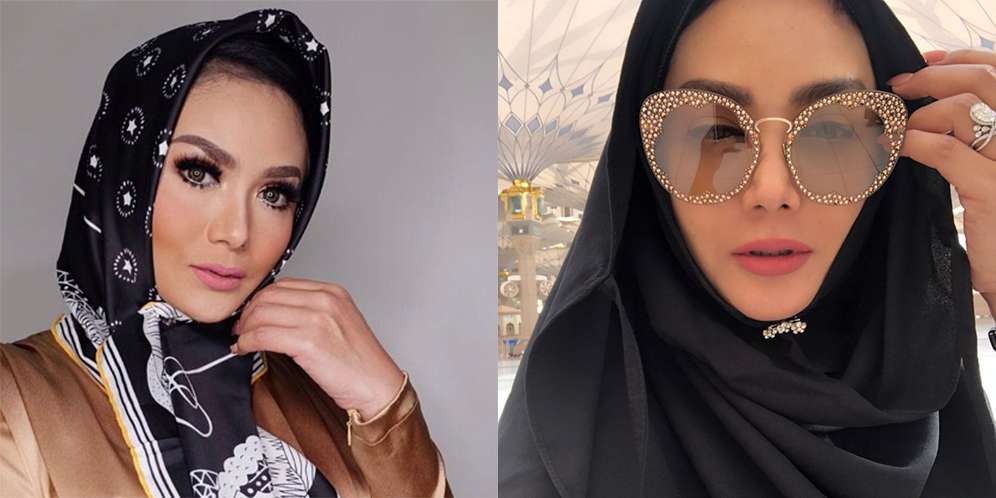 Intip Gaya Krisdayanti Saat Umroh, Tetap Glamor