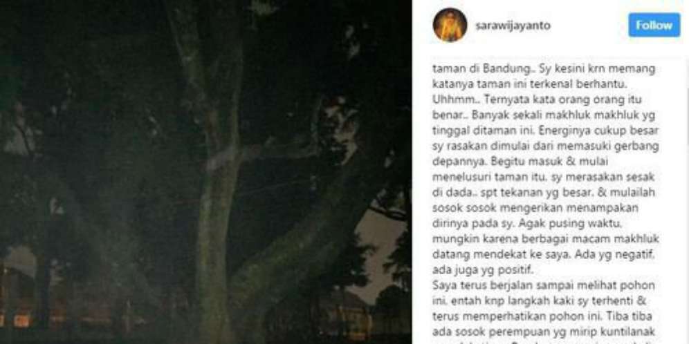 Bikin Bergidik! Sosok Makhluk Aneh di Foto Istri Demian Aditya
