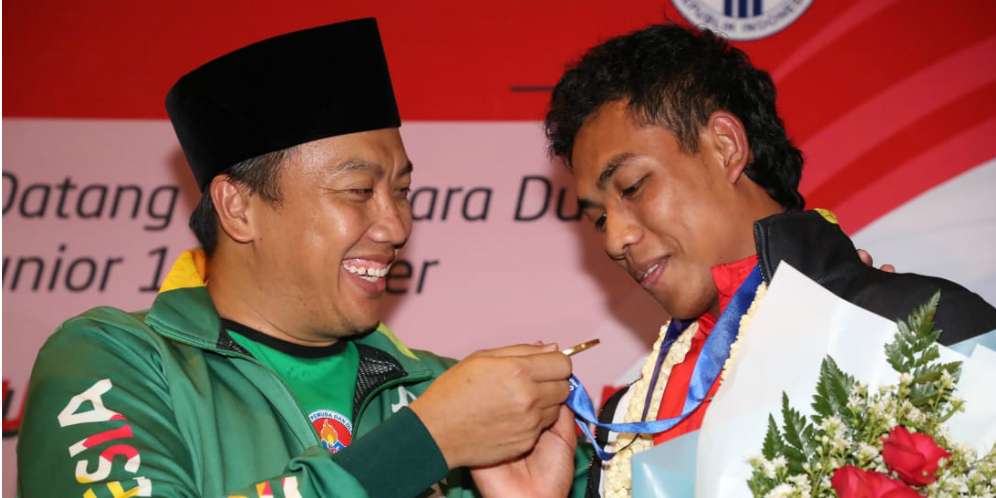 Tangis Haru Muhammad Zohri Saat Tiba di Tanah Air