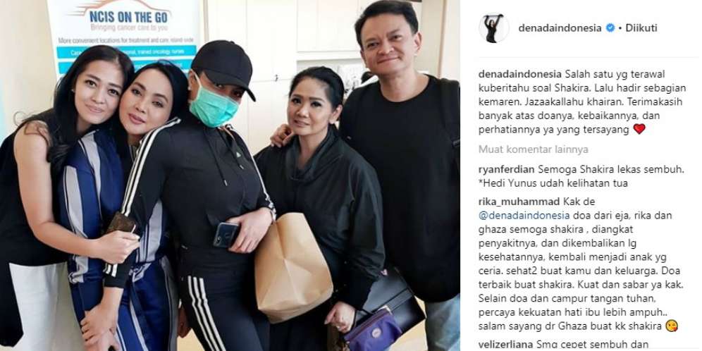 Sederet Artis Besuk Anak Denada, Hedi Yunus Bikin Salfok