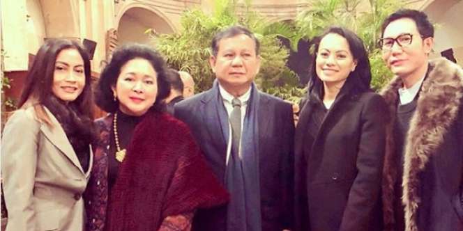Foto Prabowo-Titiek Suharto Dukung Anak Bikin Kagum Netter