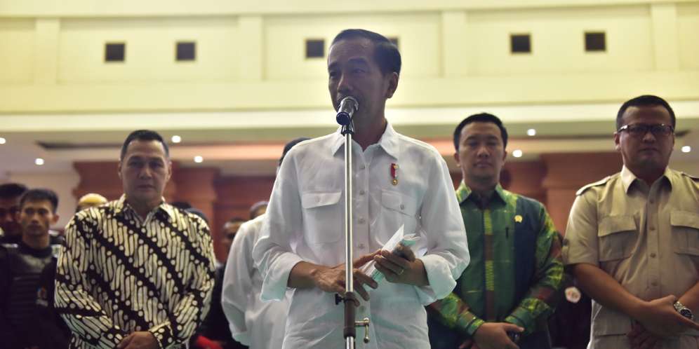 Jokowi Instruksikan Penanganan Korban Gempa Dilakukan Cepat