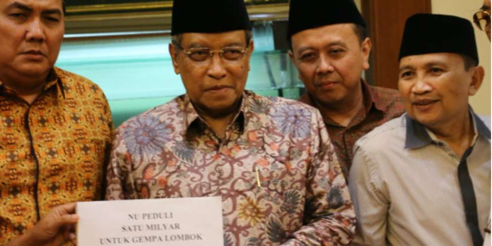 Ajak Berdonasi, PBNU Salurkan Rp1 M Bantu Korban Gempa Lombok