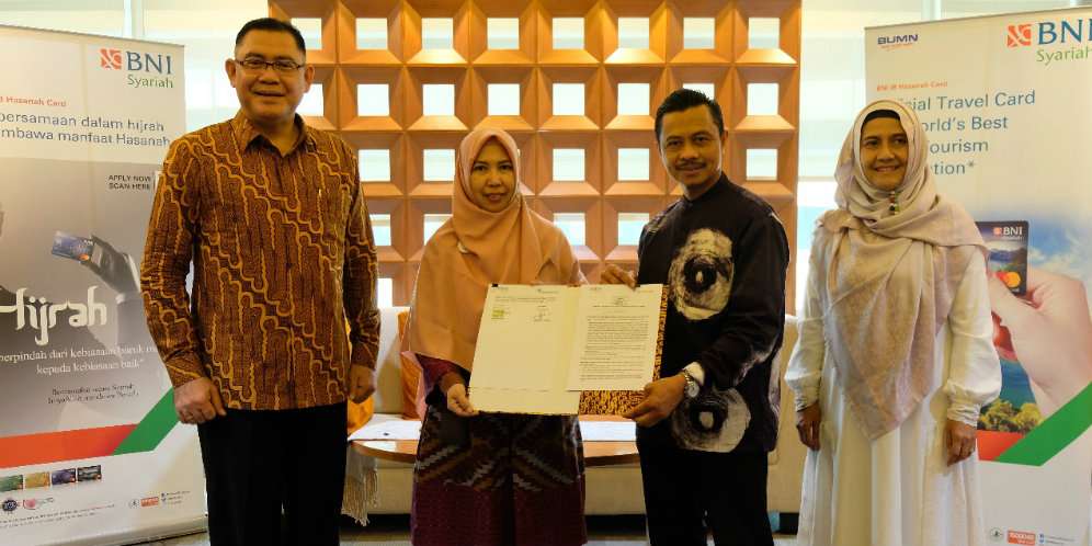 Tingkatkan Volume Transaksi iB Hasanah Card, BNI Syariah Gandeng Tour Travel Nusantara USA
