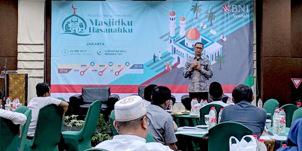 Kembangkan Ekosistem Halal, BNI Syariah Gelar Pelatihan Manajemen Masjid Mall