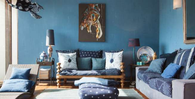 2. Hadirkan Dekorasi Warna Biru
