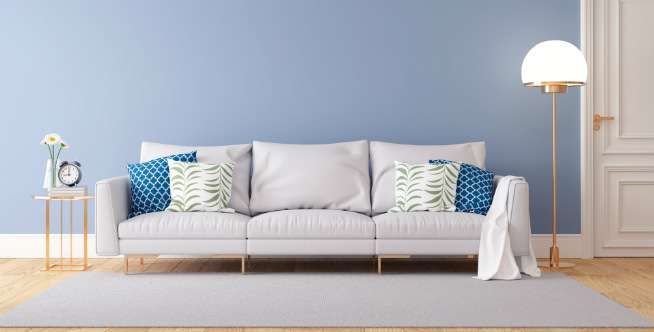 Efek Dinding Berkilau dari Cat Semi Gloss