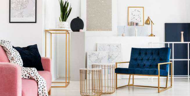 1. Pilihlah warna cerah untuk furnitur