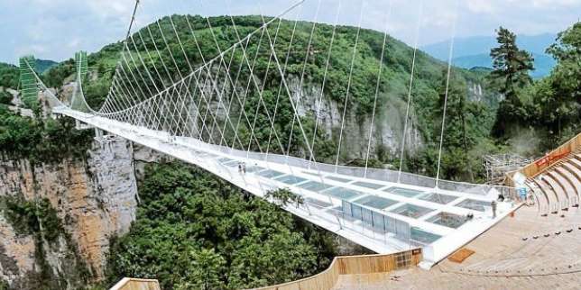 Longest and Tallest Glass Bridge, China