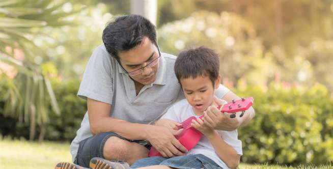 2 . Waktu untuk anak terbagi dengan pas