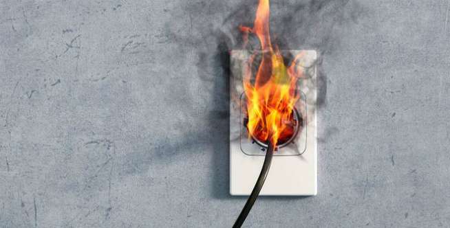 Peralatan listrik yang rusak