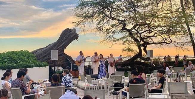 Kafe Tepi Pantai di Big Island, Hawaii
