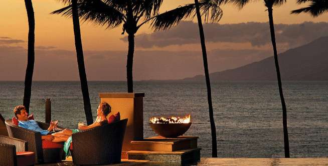 Kafe Tepi Pantai di Maui, Hawaii