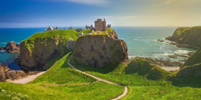 Dunnottar Castle, Skotlandia