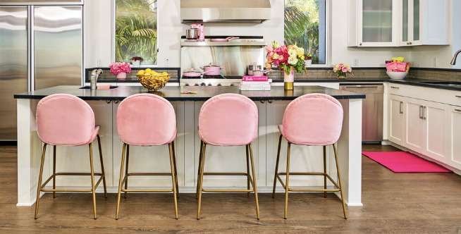 Dapur Bernuansa Pink