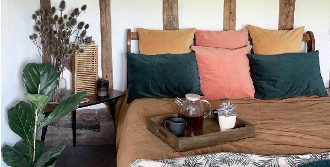 Rumah Tambahan dan Kamar tidur ala pedesaan