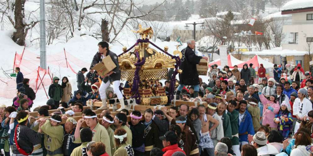 Iiyama Snow Festival di Prefektur Nagano