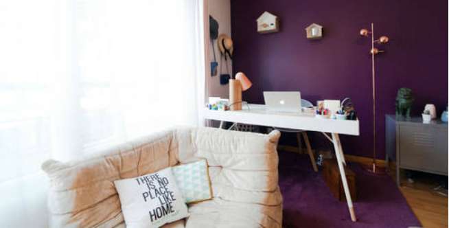 Home Office Ungu