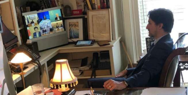 Istri Diisolasi karena Positif Covid-19, PM Kanada Urus 3 Anaknya Sendiri