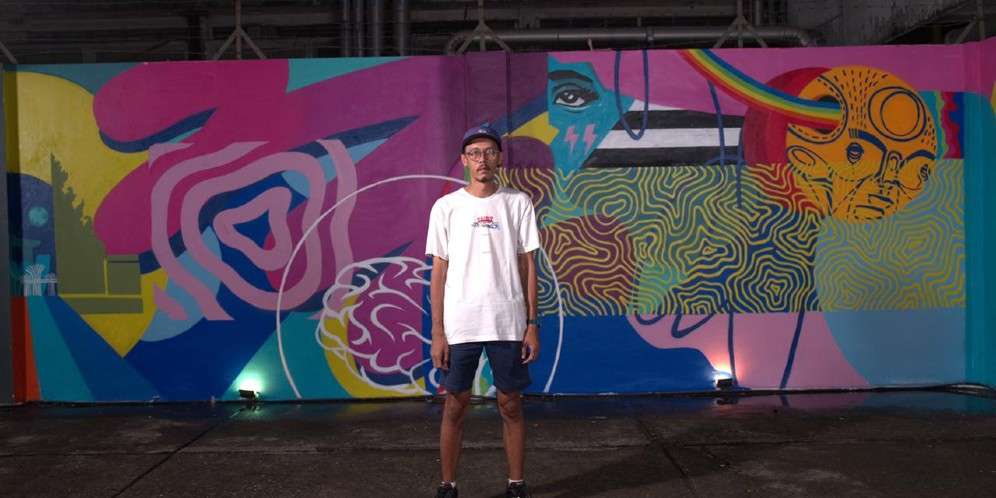 Karya Mural di Blok M