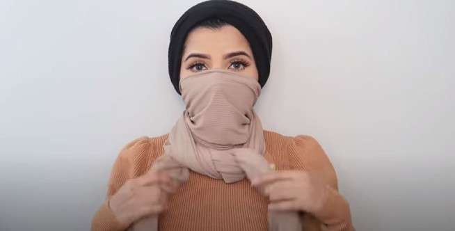 Masker Segi Empat Hijab