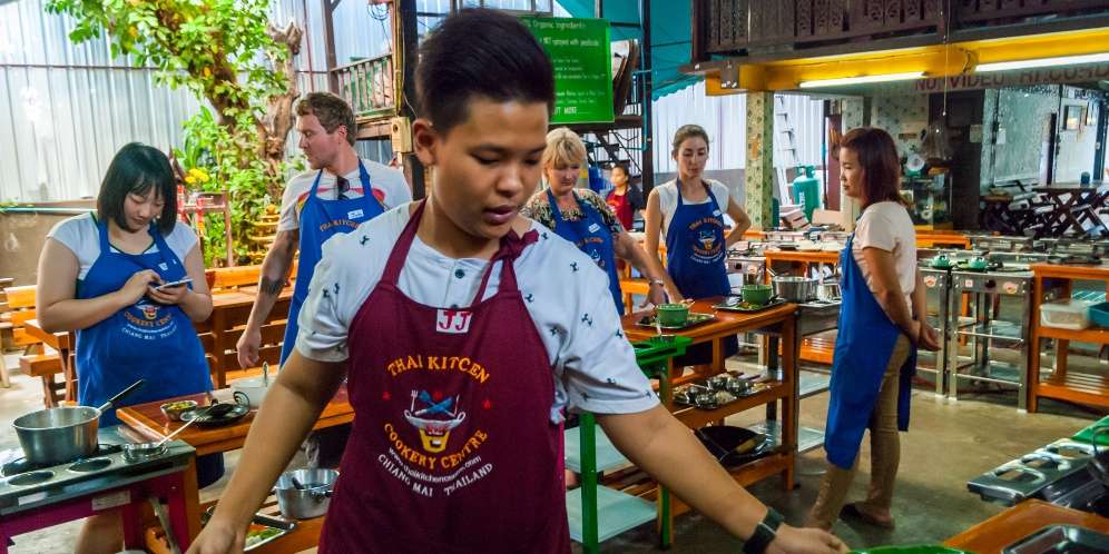Mahir memasak di Chiang Mai